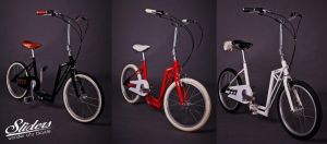 The-sliders Metro White gustowny i komfortowy, składany rower, hulajnoga 2w1 1