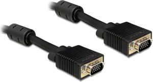 Kabel Delock D-Sub (VGA) - D-Sub (VGA) 2m czarny (82557) 1