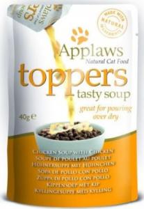 Applaws Zupa dla kota z kawałkami kurczaka 3x40g 1