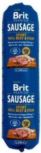 Brit Premium Sausage Sport wołowina z rybą 800g 1