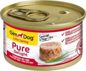 Gimdog Pure Delight tuńczyk+wołowina 85g 1