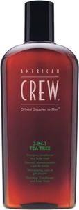 American Crew Szampon do włosów Official Supplier To Men 3-In-1 Tea Tree Shampoo Conditioner And Body Wash 450ml 1