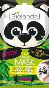 Bielenda Crazy Mask 3D Panda Detoksykująca maska w płacie 1