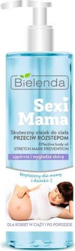 Bielenda Sexi Mama skuteczny olejek do ciała przeciw rozstępom dla kobiet w ciąży i po porodzie 200ml 1