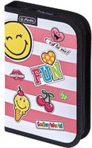 Piórnik Herlitz Piórnik 31cz. Smileyworld Girly 1