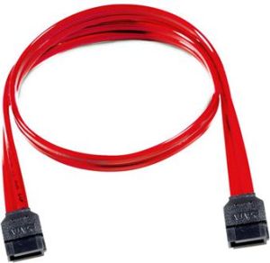 SuperMicro SATA - SATA, 0.5m, Czerwony (CBL-0044L) 1