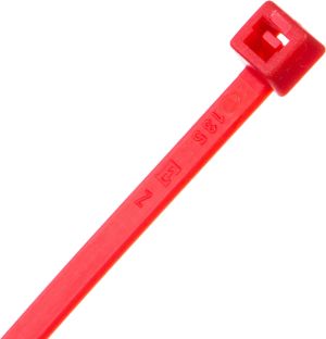 EM Group Opaska kablowa czerwona 140x3,5mm 100szt (BMRD1436) 1