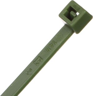 EM Group Opaska kablowa zielona 140x3,5mm 100szt. (BMGR1436) 1