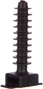 EM Group Kołek montażowy płaski czarny do opasek F=8mm 100szt. (BMKN5458AE) 1