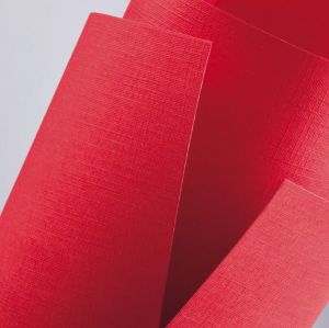 Argo Papier ozdobny (wizytówkowy) Galeria Papieru holland chińska czerwień A4 czerwony 220g 1