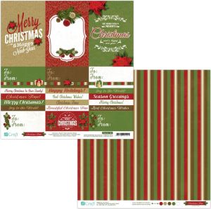 DP Craft Papier dwustronny 30,5 x 30,5 cm - Christmas Time 07, 5 szt. (PYDU-011-P07) 1