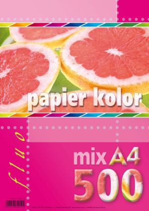 Kreska Papier ksero A4 mix kolorów 500 arkuszy 1