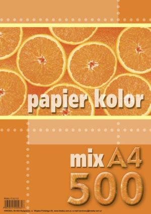 Kreska Papier kolorowy A4 500k mix kolorów 1