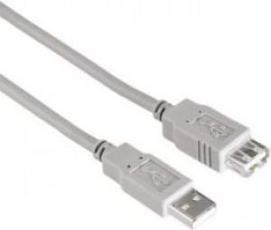 Kabel USB Hama USB-A - USB-A 1.8 m Szary (30619) 1