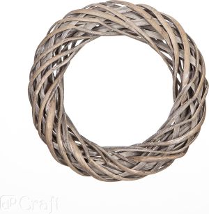 DP Craft Wianek wiklinowy 25cm szary (DPDN-033) 1