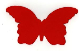 Enpap Ozdoba z filcu: motyl 17 cm 1