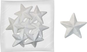 Titanum Dodatek dekoracyjny Craft-fun kształty stryropianowe gwiazdki 60mm (008) 1