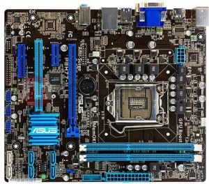 Płyta główna Asus P8H77-M LE Intel H77 (PCX/VGA/DZW/GLAN/SATA3/USB3/RAID/DDR3) 1