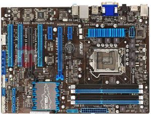 Płyta główna Asus P8H77-V LE Intel H77 (2xPCX/VGA/DZW/GLAN/SATA3/USB3/RAID/DDR3/CROSSFIRE) 1