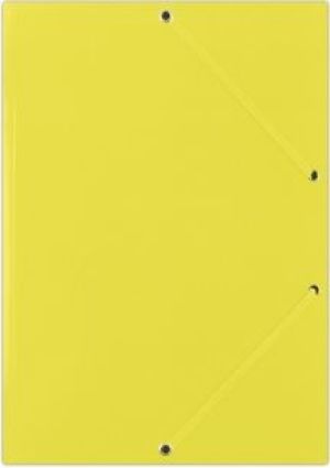 Donau Teczka z gumką gładka żółta (FEP11G) 1