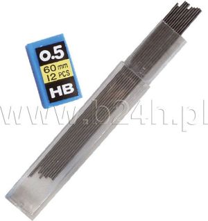 Titanum Grafit do ołówków HB HX-9858A Titanum 24szt 1