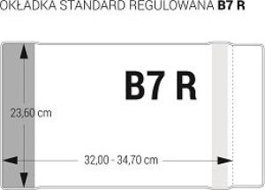 Biurfol Okładka standard regulowana B7 25szt. (OZK-41) 1