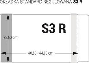 Biurfol Okładka standard regulowana S3-285 25szt. (OZK-53) 1