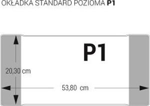 Biurfol Okładka standard zeszytowa P1 pozioma 25 szt. (OZK-33) 1