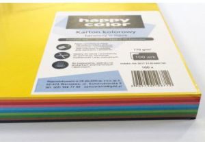 Happy Color Papier ksero A4 170g mix kolorów 100 arkuszy 1