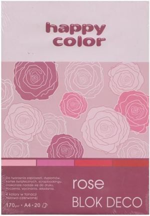 Happy Color Blok techniczny A5 20k różowy 1