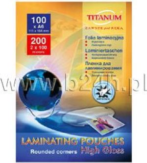 Titanum Folia do laminowania A6 100 MIC Titanum 1