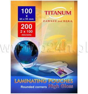 Titanum Folia do laminowania 65X95MM 100 1
