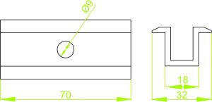 Baks Uchwyt panela pośredni PUF (897300) 2