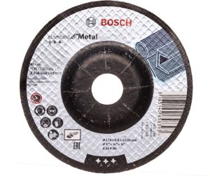 Bosch Tarcza ścierna wygięta 125mm Standard for Metal A 24 P BF (2.608.603.182) 1