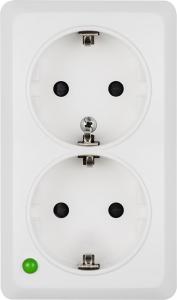 Elektro-Plast BERG Gniazdo podwójne schuko n/t 2x2P+Z 16A (3738-00) 2