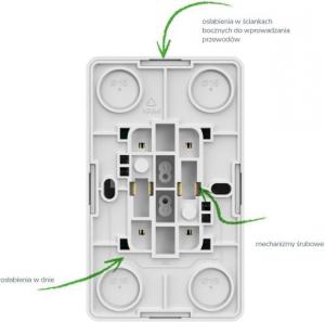 Elektro-Plast BERG Gniazdo podwójne schuko n/t 2x2P+Z 16A (3738-00) 3
