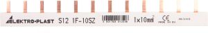 Elektro-Plast Szyna prądowa typu PIN 3P 16mm2 100A 12 pinów IZS16/3F/12/D (45.282) 1