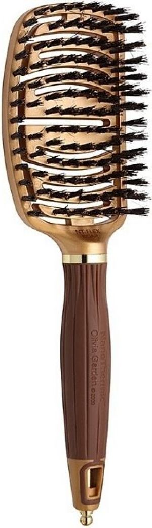 Olivia Garden Szczotka do włosów Nano Thermic Flex Collection 100% Boar Hairbrush NT-FLEXBR 1