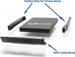 Kieszeń MicroStorage Hdd Caddy Latitude E6330 9.5mm 1
