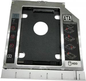 Kieszeń MicroStorage na drugi dysk do laptopa, SATA, 2.5", 9.5mm (KIT379) 1