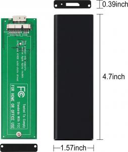 Kieszeń MicroStorage Macbook Air/Pro 12+16pin - USB 3.0 (MSUB2340) 4