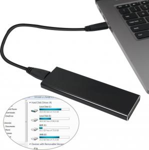 Kieszeń MicroStorage Macbook Air/Pro 12+16pin - USB 3.0 (MSUB2340) 7