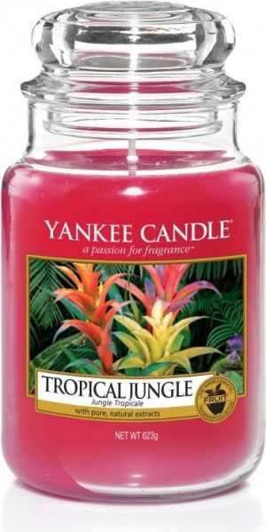 Yankee Candle Large Jar duża świeczka zapachowa Tropical Jungle 623g 1