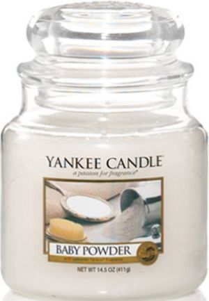Yankee Candle Classic Medium Jar świeca zapachowa Baby Powder 411g 1
