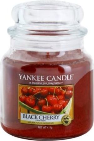 Yankee Candle Classic Medium Jar świeca zapachowa Black Cherry 411g 1