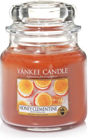 Yankee Candle Classic Medium Jar świeca zapachowa Honey Clementine 411g 1