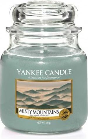 Yankee Candle Classic Medium Jar świeca zapachowa Misty Mountains 411g 1