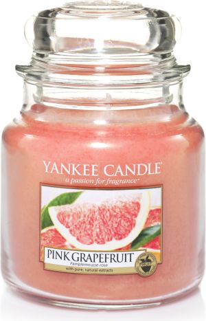 Yankee Candle Classic Medium Jar świeca zapachowa Pink Grapefruit 411g 1