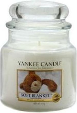 Yankee Candle Classic Medium Jar świeca zapachowa Soft Blanket 411g 1