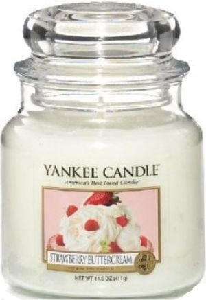 Yankee Candle Classic Medium Jar świeca zapachowa Strawberry Buttercream 411g 1